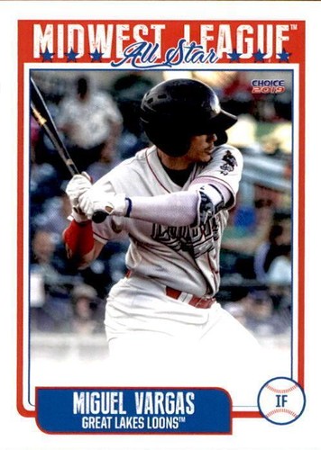2019 Choice Midwest League All-Stars - Miguel Vargas #19