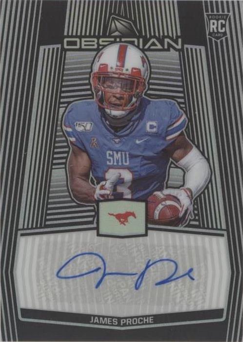 2020 Panini Obsidian Draft Picks James Proche #86