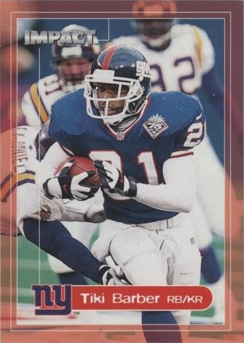 2000 Skybox Impact Tiki Barber #61