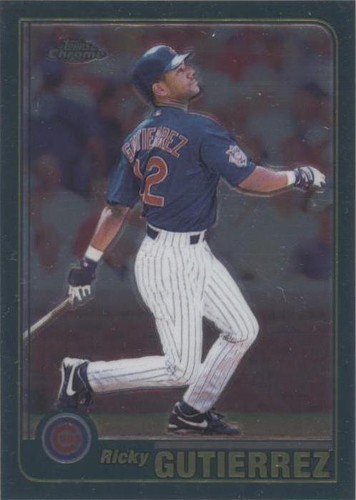 2001 Topps Chrome - Ricky Gutierrez #389