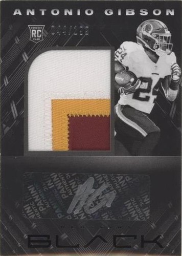 2020 Panini Black Antonio Gibson #229