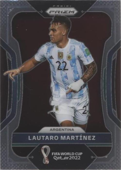 2022 Panini Prizm World Cup Qatar Lautaro Martinez #5