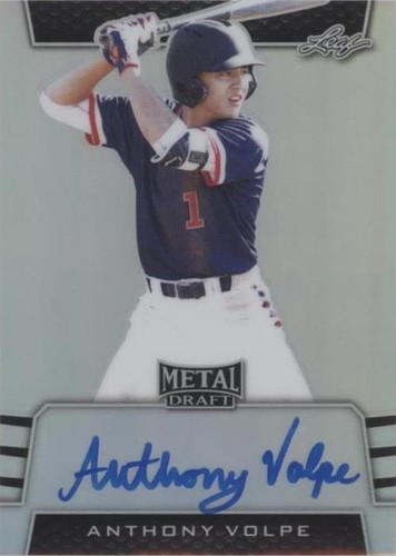 2019 Leaf Metal Draft - Anthony Volpe #BA-AV2