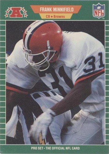 1989 Pro Set Frank Minnifield #82