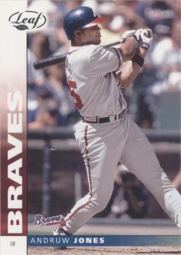 2002 Leaf - Andruw Jones #55