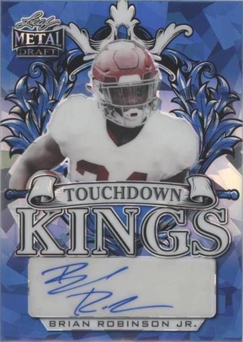 2022 Leaf Metal Draft Brian Robinson Jr. #TK-BRJ