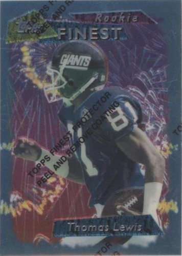 1995 Topps Finest Thomas Lewis #122