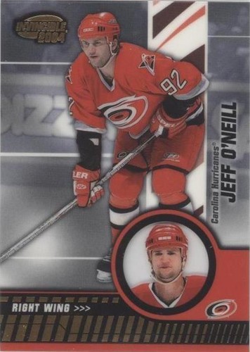 2003-04 Pacific Invincible - Jeff O'Neill #16