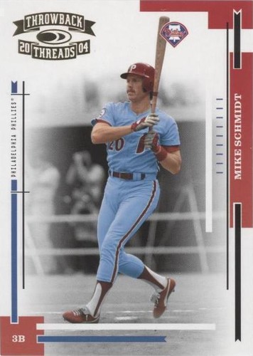 2004 Donruss Throwback Threads - Mike Schmidt #222
