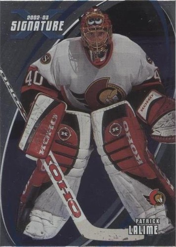 2002-03 In the Game Be A Player Signature Series - Patrick Lalime #035