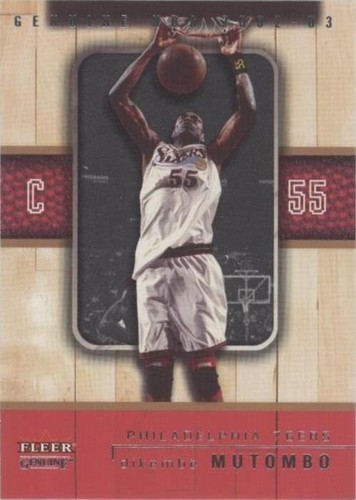 2002-03 Fleer Genuine - Dikembe Mutombo #73