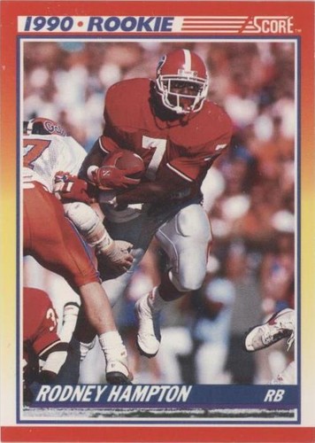 1990 Score Rodney Hampton #307