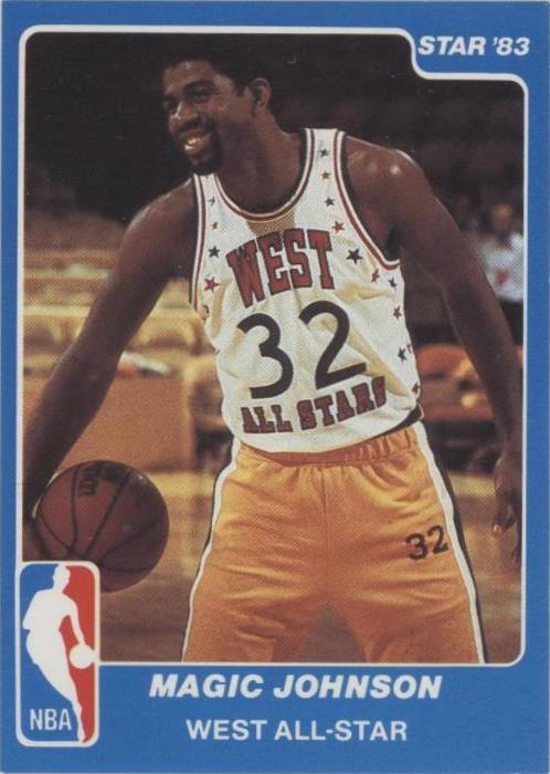Star NBA All-Star Game 1983 - Magic Johnson #18