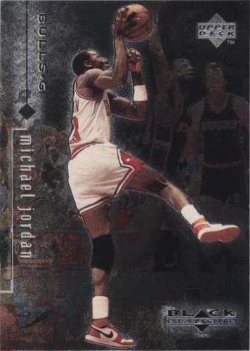MICHAEL JORDAN - 1998-99 #1 - Black Diamond Double - Red
