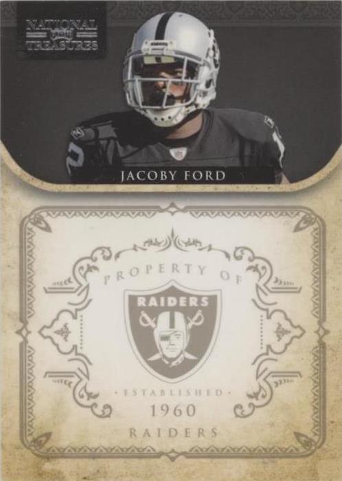 2011 Playoff National Treasures Jacoby Ford #109