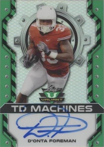 2017 Leaf Valiant D'onta Foreman #TDM-DF1