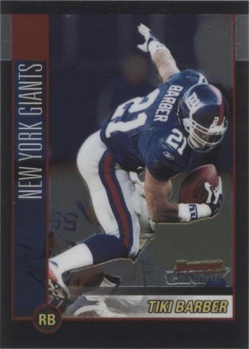 2002 Bowman Chrome Tiki Barber #94