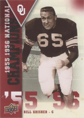 2011 Upper Deck University of Oklahoma Billy Krisher #NC-BK