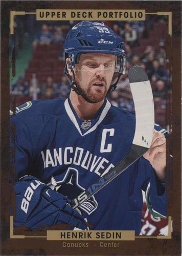 2015-16 Upper Deck Portfolio - Henrik Sedin #167
