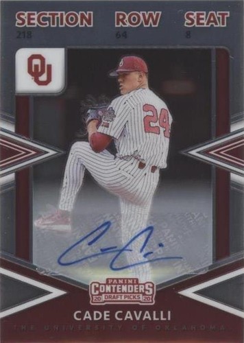 2020 Panini Elite Extra Edition - Cade Cavalli #CT-CC