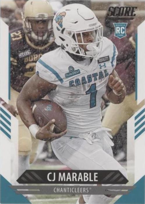 2021 Score CJ Marable #398