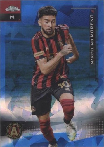 2021 Topps Chrome MLS Sapphire Edition Marcelino Moreno #123