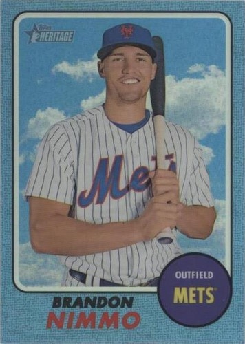 2017 Topps Heritage High Number - Brandon Nimmo #THC-677