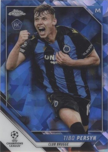 2021-22 Topps Chrome UCL Sapphire Edition Tibo Persyn #40