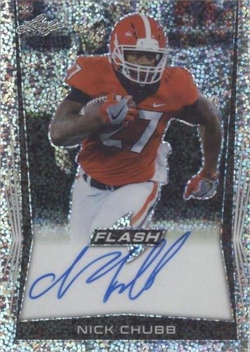 2018 Leaf Flash Nick Chubb #BA-NC1