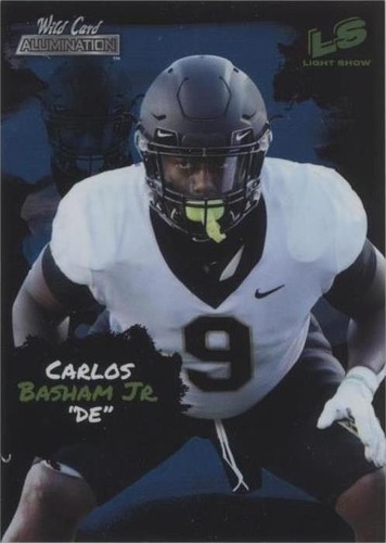 2021 Wild Card Alumination Carlos Basham Jr. #LS 30