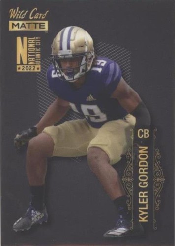 2022 Wild Card MATTE National Convention Kyler Gordon #MBN-1