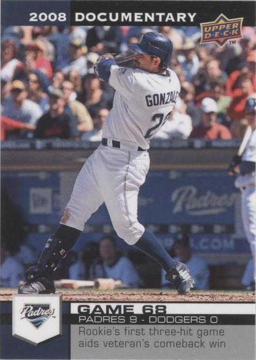 2008 Upper Deck Documentary - Adrian Gonzalez #2028