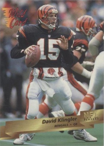 1993 Wild Card David Klingler #17