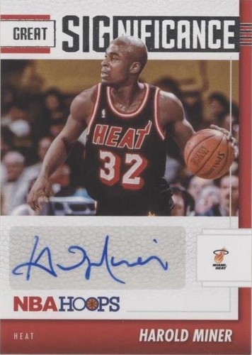 2021-22 Panini NBA Hoops - Harold Miner #GS-HMN