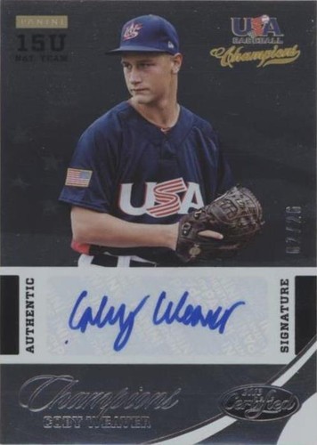 2013 Panini USA Baseball Champions - Coby Weaver #62