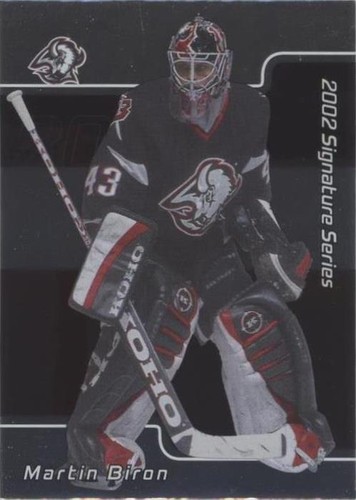 2001-02 In the Game Be A Player Signature Series - Martin Biron #150