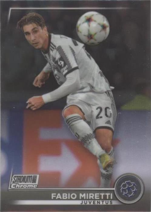 2022-23 Topps Stadium Club Chrome UEFA Club Competitions Fabio Miretti #36