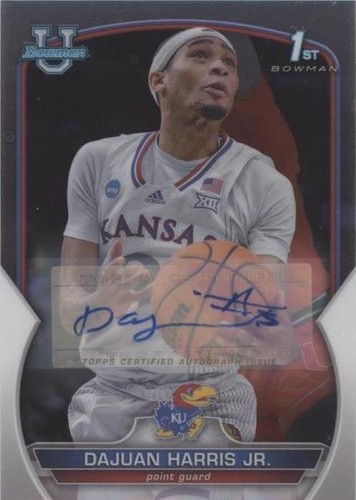 2022-23 Bowman University Chrome - Dajuan Harris Jr. #90