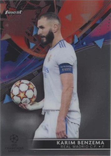 2021-22 Topps Finest UCL Karim Benzema #46