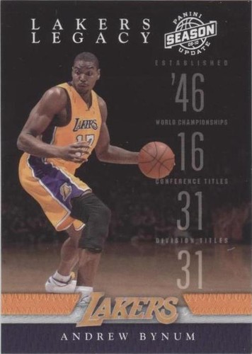 2009-10 Panini Season Update - Andrew Bynum #10
