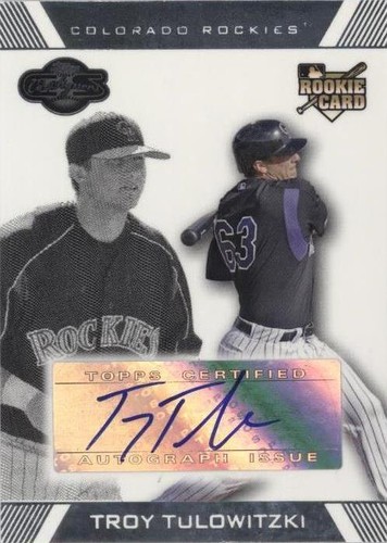 2007 Topps Co-Signers - Troy Tulowitzki #102