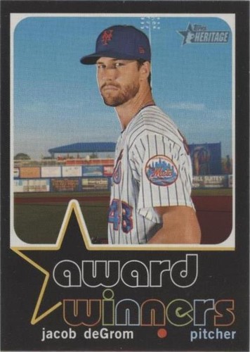 2020 Topps Heritage High Number - Jacob deGrom #AW-4