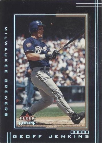 2002 Fleer Genuine - Geoff Jenkins #96