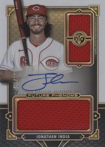 2022 Topps Triple Threads - Jonathan India #RFPAR-JI