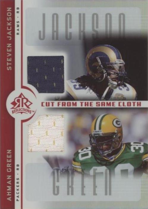 2005 Upper Deck Reflections Ahman Green Steven Jackson #CC-JG