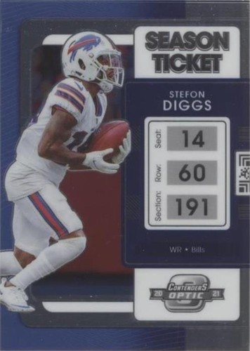 2021 Panini Contenders Optic Stefon Diggs #19