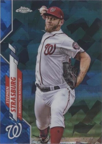 2020 Topps Chrome Sapphire Edition - Stephen Strasburg #631