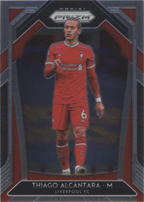 2020-21 Panini Prizm Premier League Thiago Alcântara #245