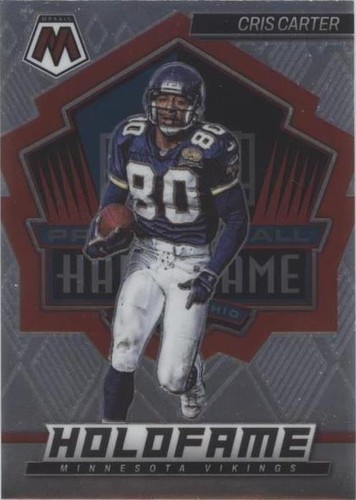 2022 Panini Mosaic #HF-15 Cris Carter HoloFame Minnesota