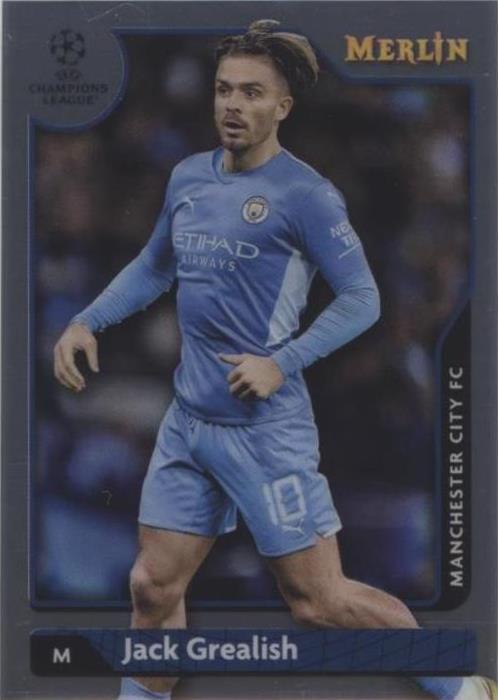 2021-22 Topps Merlin Collection Chrome UCL Jack Grealish #140